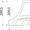 Hydrofoil Gr.2 (264x216mm)