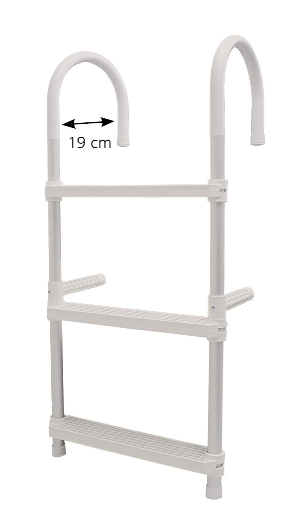 Strickleiter (Badeleiter) 3 Trittstufen Strickleiter (Badeleiter) 3 Trittstufen