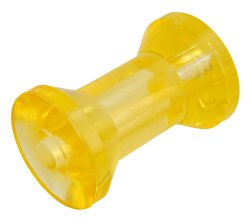 Kielrolle aus schwarzem Gummi mit Buchse Kielrolle aus schwarzem Gummi mit Buchse