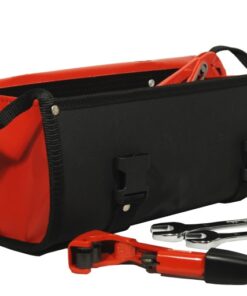 Werkzeugtasche mit Klappe 38x15x15cm Rot Werkzeugtasche mit Klappe 38x15x15cm Rot