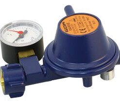Druckregler 30mbar 0.8kg/h gerader Abg. Manometer Druckregler 30mbar 0.8kg/h gerader Abg. Manometer