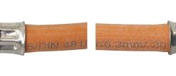 Gas-Schlauchleitung beids. mit Überwurfmutter 1/4'L 0,4m Gas-Schlauchleitung beids. mit Überwurfmutter 1/4'L 0,4m