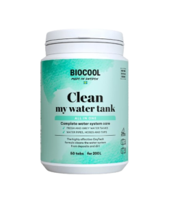 BioCool Clean Water Tank Wassertankreiniger (50 Tabletten / 1 Tablette für 4 Liter Wasser)