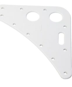 hartes Kunststoff-Kopfbrett weiß 113 x 98mm hartes Kunststoff-Kopfbrett weiß 113 x 98mm