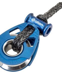 ALLEN Seil Tii-Knochen Alu für Seil 3mm, blau