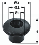 Persenningknopf Edelstahl groß VP=10St. Persenningknopf Edelstahl groß VP=10St.