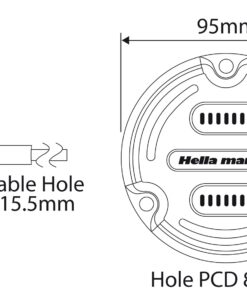 HELLA LED-Unterwasserlicht Apelo A2 Alu 12/24V weiß/blau, grau SB-Pack HELLA LED-Unterwasserlicht Apelo A2 Alu 12/24V weiß/blau, grau SB-Pack
