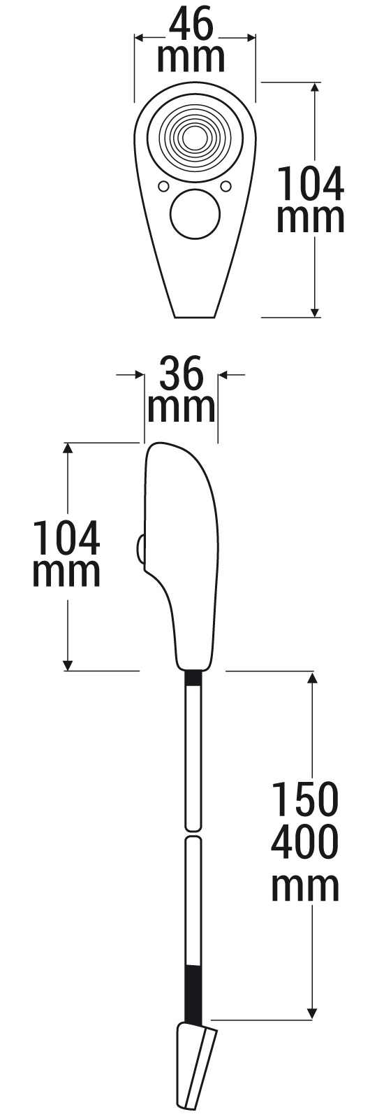 HELLA LED-Leseleuchte Flexi Spot 12/24V 400mm, Licht rot/weiß, Kabel 115mm HELLA LED-Leseleuchte Flexi Spot 12/24V 400mm, Licht rot/weiß, Kabel 115mm