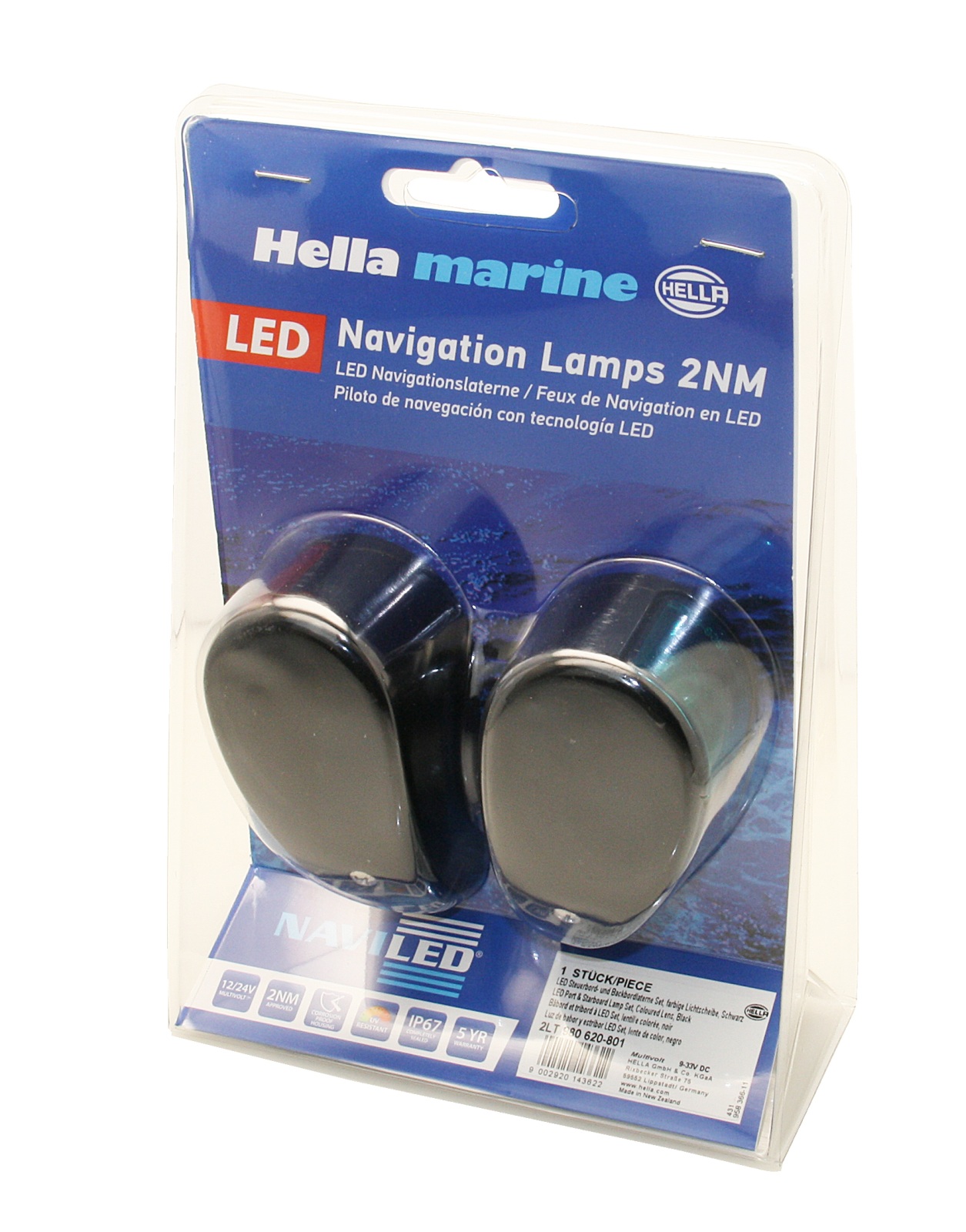 HELLA Positionsleuchte NaviLED Deck Mount Backb/Steuerb, 0,5m weiß Paar HELLA Positionsleuchte NaviLED Deck Mount Backb/Steuerb, 0,5m weiß Paar