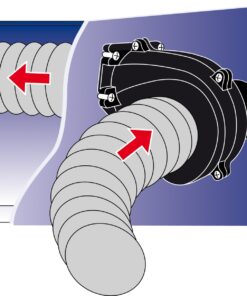 JABSCO Motorraumlüfter 12V/15A 100mm A/L 7.1m³/min JABSCO Motorraumlüfter 12V/15A 100mm A/L 7.1m³/min
