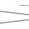 Vorliekband nur 1 Liek 8 mm 1 x genäht Vorliekband nur 1 Liek 8 mm 1 x genäht