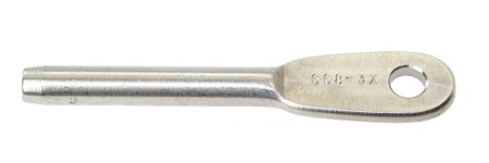 Augterminal für 2mmØ AISI316 Auge 5.5mmØ Augterminal für 2mmØ AISI316 Auge 5.5mmØ