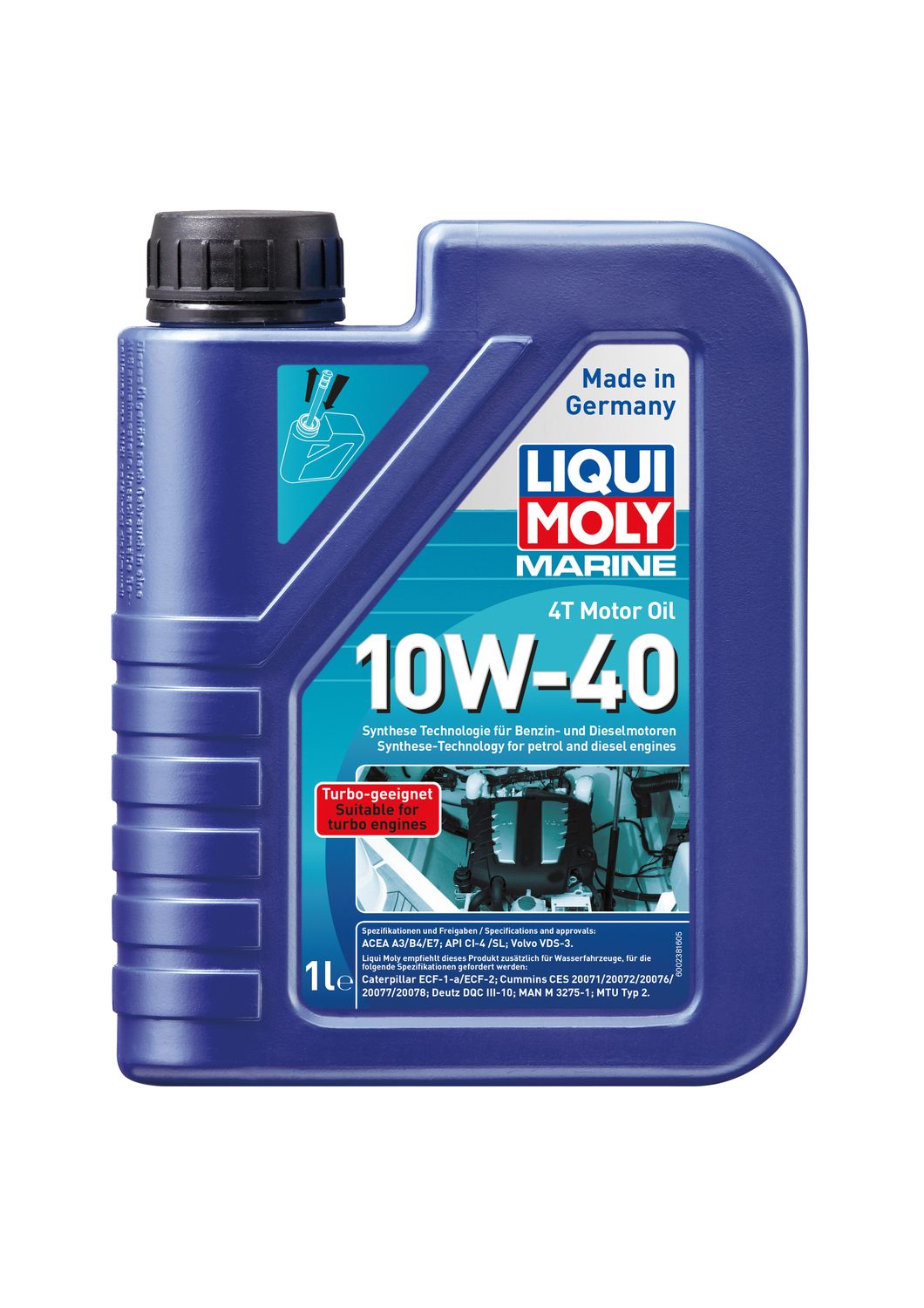 LIQUI MOLY Marine 4T Motor Oil 10W 40 LIQUI MOLY Marine 4T Motor Oil 10W 40