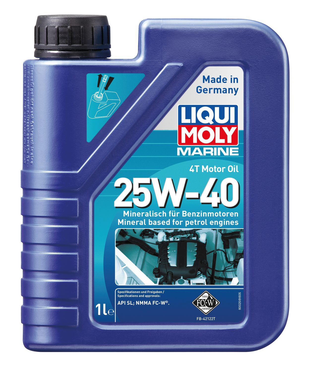 LIQUI MOLY Marine 4T Motor Oil 25W 40 LIQUI MOLY Marine 4T Motor Oil 25W 40