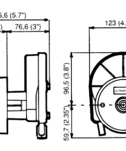 Steuerkopf T67 mit Reibungsbremse -schwarze Nabe- Steuerkopf T67 mit Reibungsbremse -schwarze Nabe-
