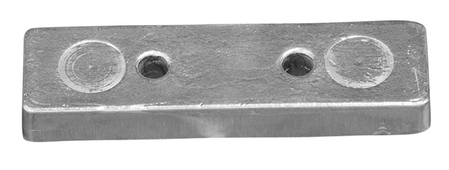 Plattenanode Zn 110x67x20mm Plattenanode Zn 110x67x20mm