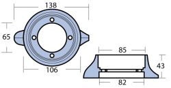 Magnesium Anode Ring Volvo Saildrive 110 Magnesium Anode Ring Volvo Saildrive 110