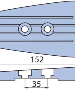 Magnesium Transom Anode für Volvo SXA/DPSA Magnesium Transom Anode für Volvo SXA/DPSA