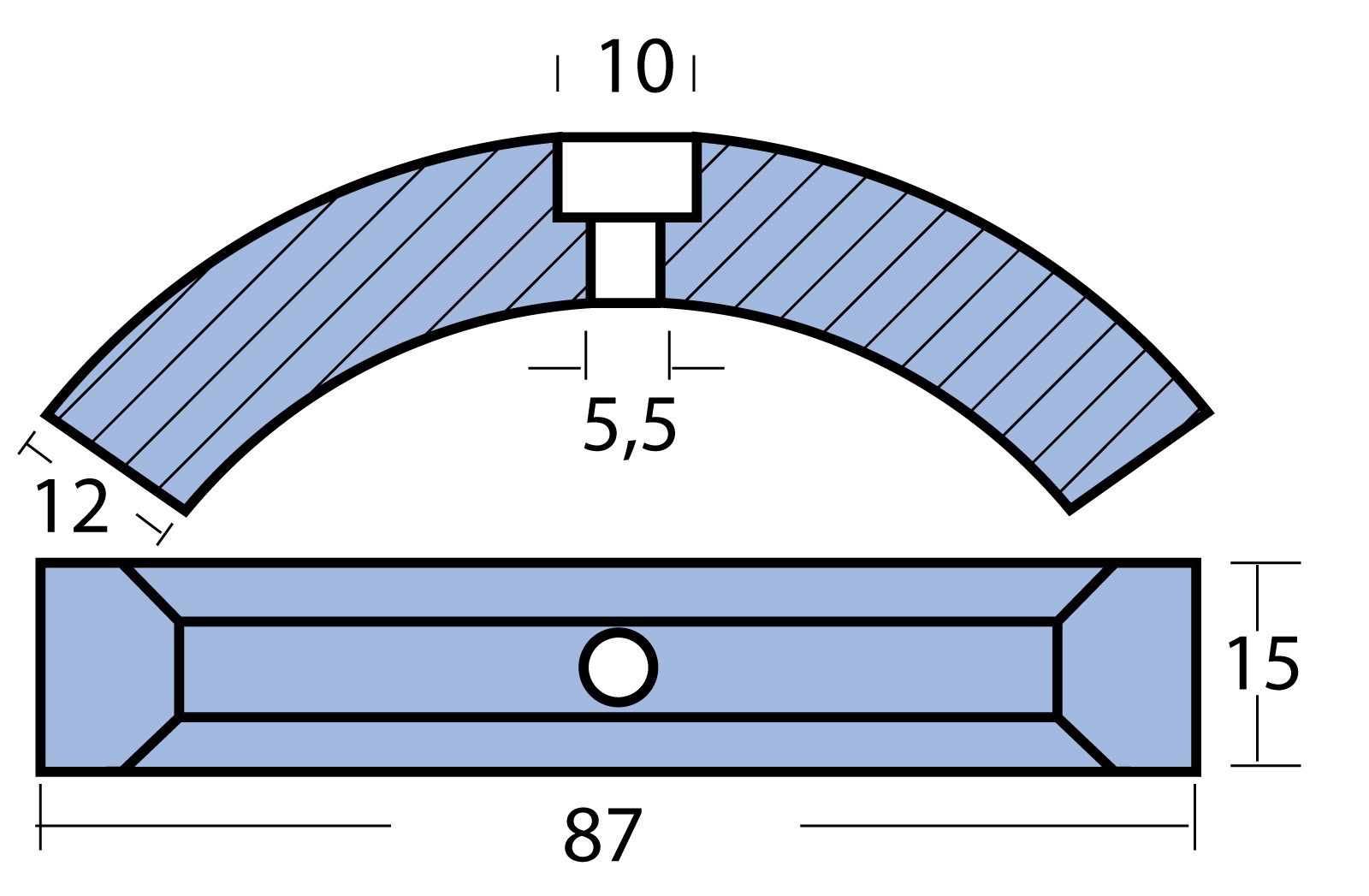 Ringanode 3-tlg. Zn für Volvo Saildrive mit 3-Blatt oder Faltprop. 4-Blatt Ringanode 3-tlg. Zn für Volvo Saildrive mit 3-Blatt oder Faltprop. 4-Blatt