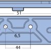 Plattenanode Mg 170x51x18mm für Mercury F150 EFI Powertrim
