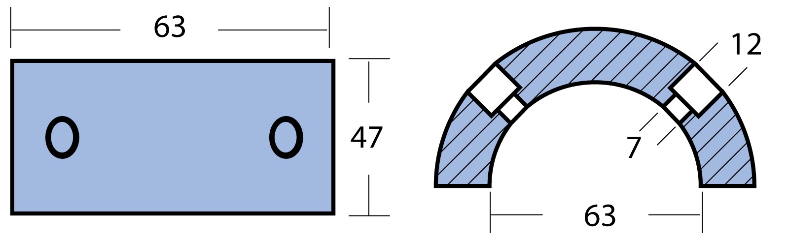 Ringanode 2-tlg. Zn für Gori mit Welle 22-26' 3-Blatt Ringanode 2-tlg. Zn für Gori mit Welle 22-26' 3-Blatt