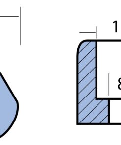 Propelleranode, Mutter Zn für Gori mit Welle 18-20" Propelleranode, Mutter Zn für Gori mit Welle 18-20"