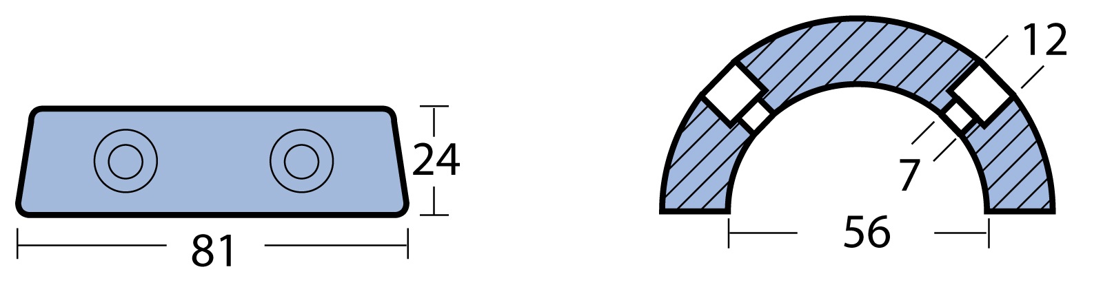 Ringanode 2-tlg. Zn für Gori Saildrive mit Welle 13-18' 2-Blatt Ringanode 2-tlg. Zn für Gori Saildrive mit Welle 13-18' 2-Blatt