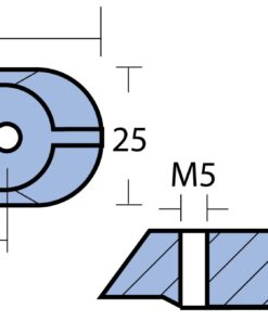 Motoranode Mg 63x25x14mm für Yamaha 8-300PS (ab 1989) Getriebegehäuse Motoranode Mg 63x25x14mm für Yamaha 8-300PS (ab 1989) Getriebegehäuse