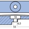 Plattenanode Alu 56x22x18mm für Suzuki DF 60-140 (1998-2006) Plattenanode Alu 56x22x18mm für Suzuki DF 60-140 (1998-2006)