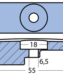 Plattenanode Alu 56x22x18mm für Suzuki DF 60-140 (1998-2006) Plattenanode Alu 56x22x18mm für Suzuki DF 60-140 (1998-2006)
