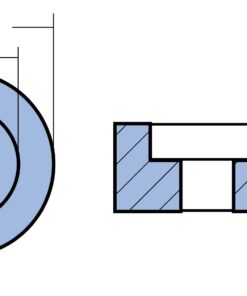 Scheibenanode Alu 21x10mm, Bohrung 6mm für Suzuki Außenborder Scheibenanode Alu 21x10mm, Bohrung 6mm für Suzuki Außenborder