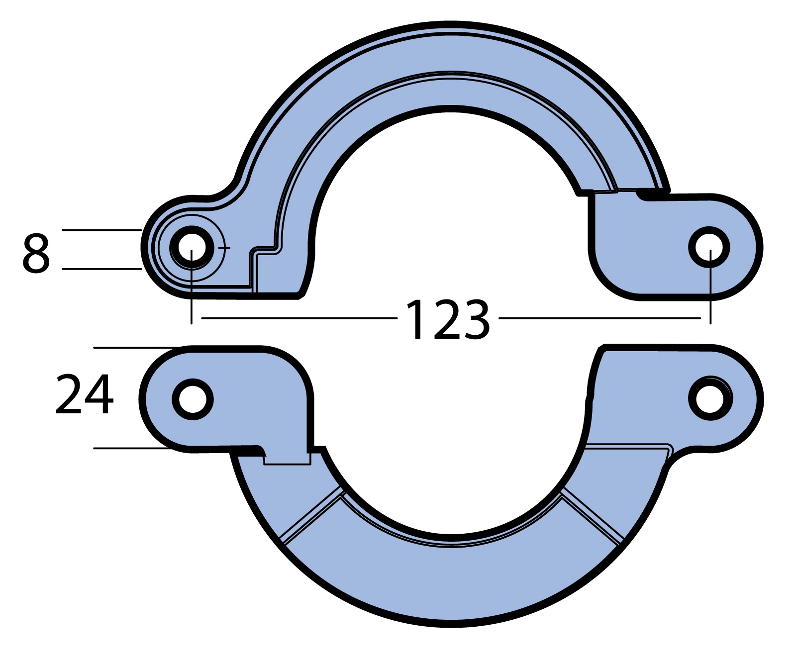 Ringanode 2-tlg. Mg für Yanmar Z-Antrieb 20/25/30/31/40/50/60 Ringanode 2-tlg. Mg für Yanmar Z-Antrieb 20/25/30/31/40/50/60