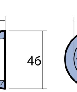 Propelleranode, Mutter Zn 49mm, Bohrung 6mm für Sleipner Seitenstrahlruder Propelleranode, Mutter Zn 49mm, Bohrung 6mm für Sleipner Seitenstrahlruder