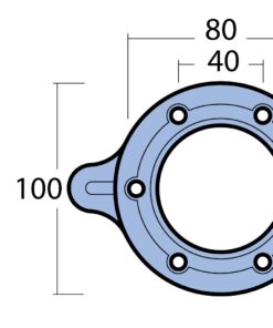 Ringanode Zn für Technodrive Saildrive Seaprop 60 Ringanode Zn für Technodrive Saildrive Seaprop 60