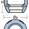 Wellenanode, kugelförmig Mg 54mm, für Welle 25mm