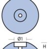 Ruderanode Zink ca. 2000g Ø125mm
