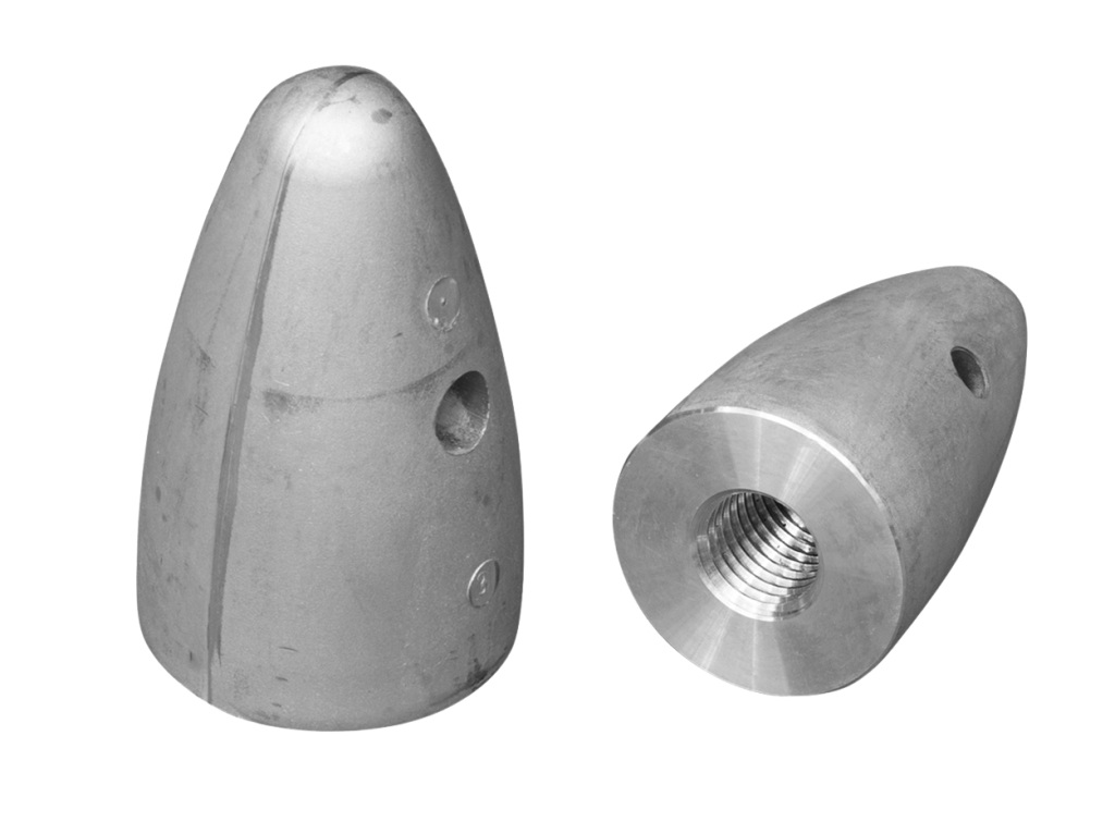 Propelleranode, Mutter Zn 40mm M27x1,5 für Renault mit Welle 40mm Propelleranode, Mutter Zn 40mm M27x1,5 für Renault mit Welle 40mm