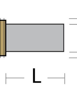 Stiftanode Zn/Ms 19x51mm 3/4"NPT Stiftanode Zn/Ms 19x51mm 3/4"NPT