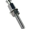 Maschinenschraube rostfreier Stahl M4 L=20mm mit Mutter und Unterlegscheibe Maschinenschraube rostfreier Stahl M4 L=20mm mit Mutter und Unterlegscheibe