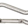 Edelst.-Karabinerhaken AISI316 mit Kausch 60mm
