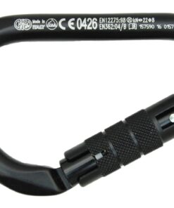 Alu-Karabiner HMS TWIST LOCK grau/weiß/azur Alu-Karabiner HMS TWIST LOCK grau/weiß/azur
