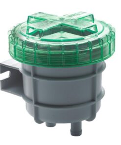 NSF16 – VETUS Geruchsfilter groß mit Anschlüssen für Ø 16 mm (148 × 150 × 162 mm)