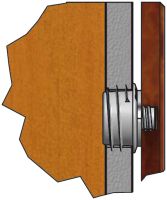 LowProfile-Buchse LP-F8 selbstschn. 5Kg VP=100 LowProfile-Buchse LP-F8 selbstschn. 5Kg VP=100