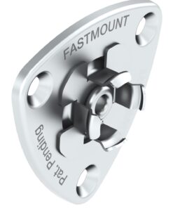 FASTMOUNT Profile Buchse zum Anschr.,MS-vernickelt,Haltekr., 10kg, 10 St. FASTMOUNT Profile Buchse zum Anschr.,MS-vernickelt,Haltekr., 10kg, 10 St.