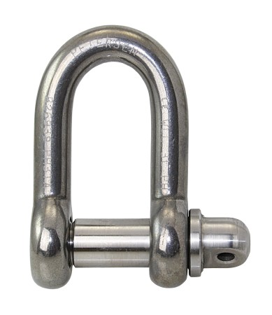 Edelstahlschäkel hochfest -SWL 1t- Form C Edelstahlschäkel hochfest -SWL 1t- Form C