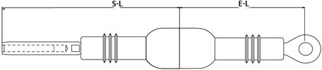 Isolator HiMod Walzterminal/Auge für 7mmØ Isolator HiMod Walzterminal/Auge für 7mmØ