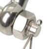 PETERSEN Rundschäkel geschweift mit Mutter u Splint A4L Pin 27mm, WLL4500kg