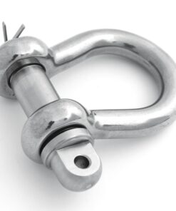 PETERSEN Rundschäkel geschweift mit Splint C3 Pin 22,2mm, WLL5500kg PETERSEN Rundschäkel geschweift mit Splint C3 Pin 22,2mm, WLL5500kg