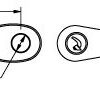 Toggle mit Auge 13.0mmØ /Bolzen 12.0mmØ AISI316