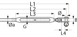 Toggle/Terminalspanner Bronze 5/16" 4mmØ Bolz.8mm Toggle/Terminalspanner Bronze 5/16" 4mmØ Bolz.8mm
